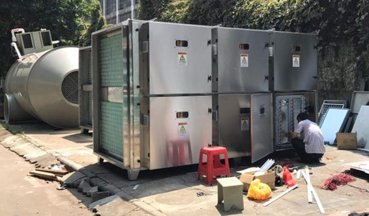 UV光解+喷淋塔废气治理工程